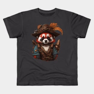 red panda pirate Kids T-Shirt